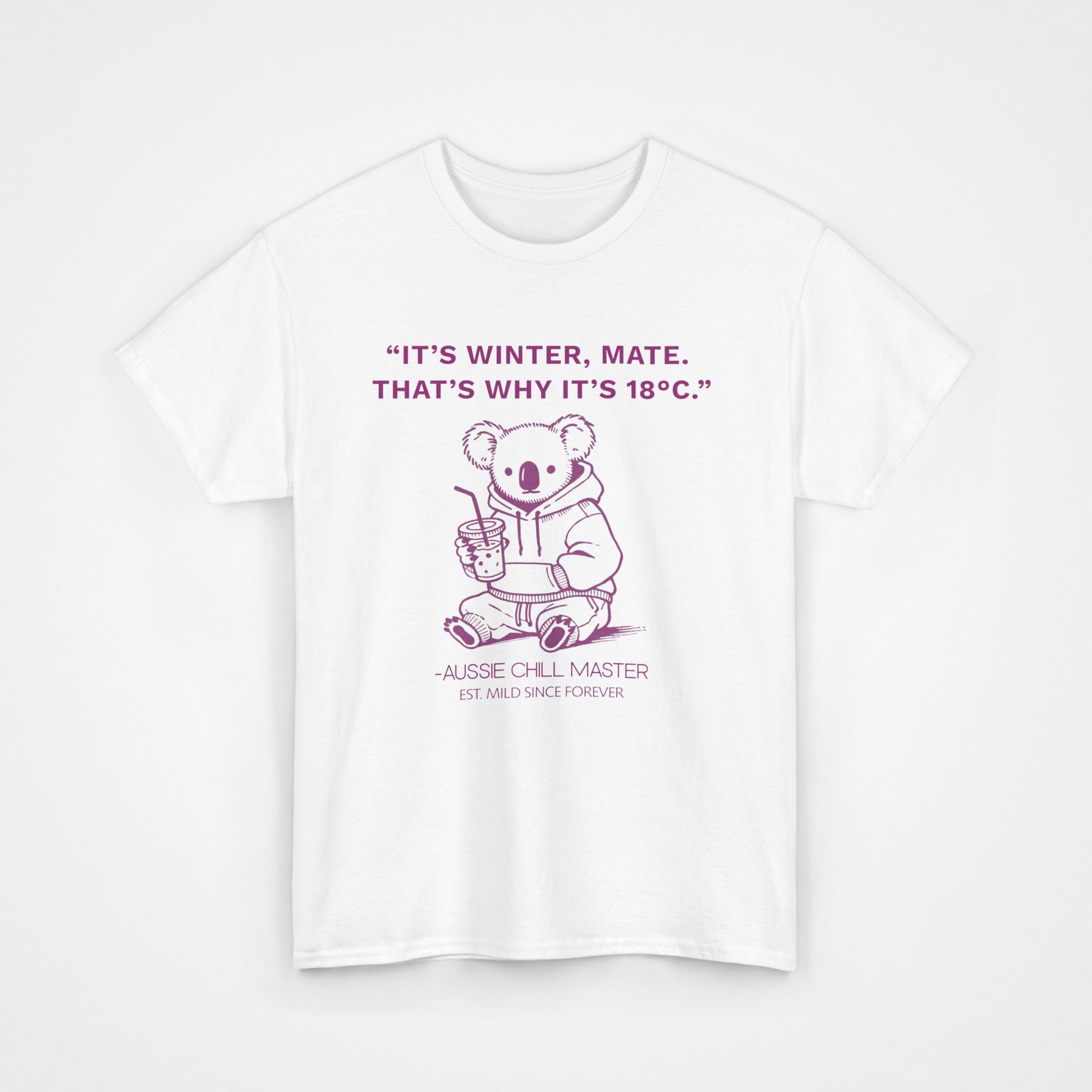 “It’s Winter, Mate” - Heavy Cotton T-Shirt