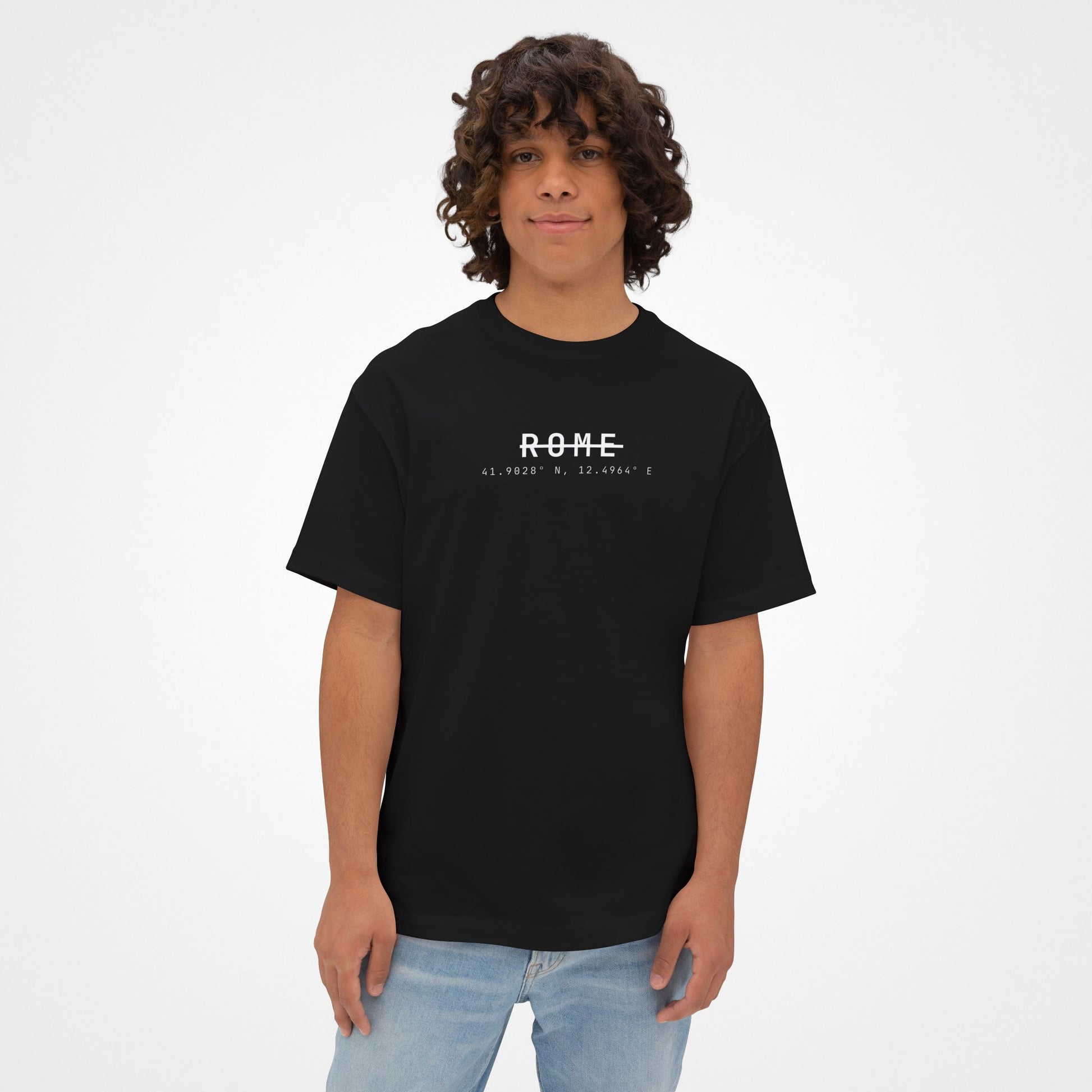 Built on Drama – Rome Oversized Boxy T-Shirt Moodwear