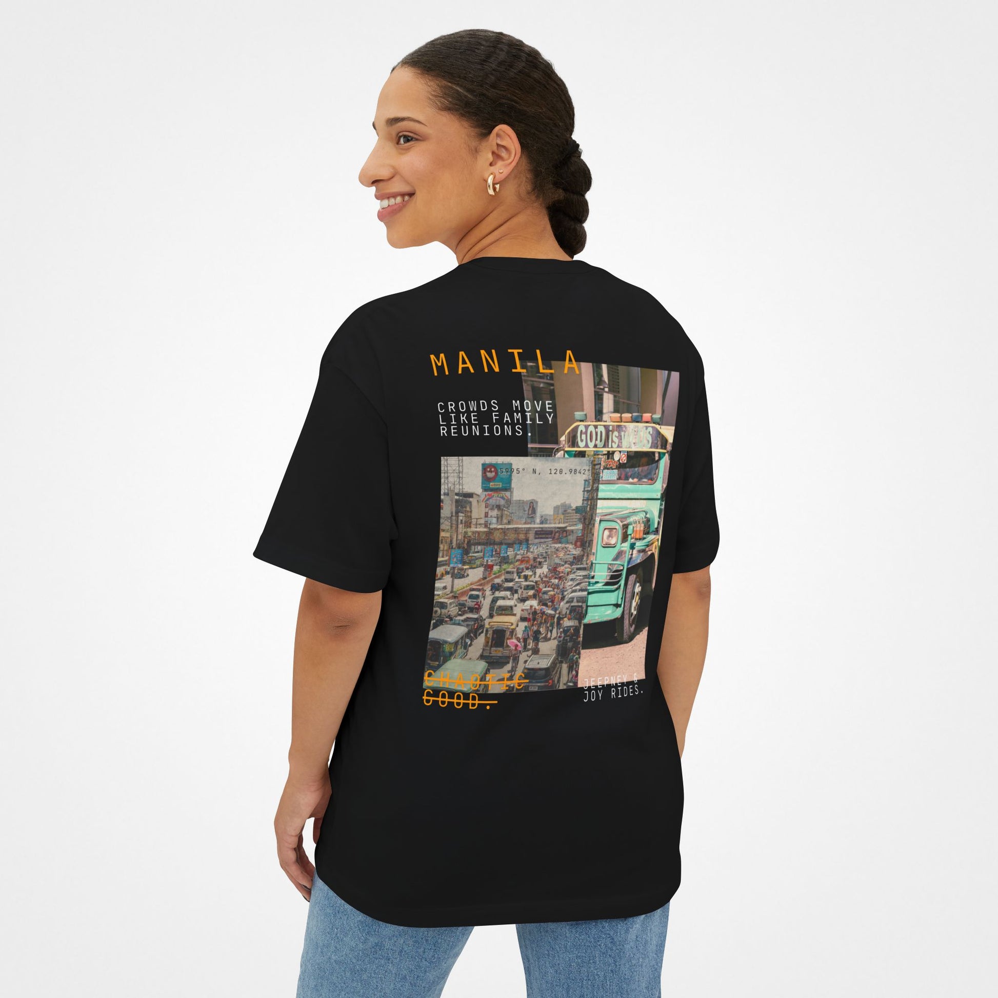 Chaotic Good – Manila Oversized Boxy T-Shirt Moodwear