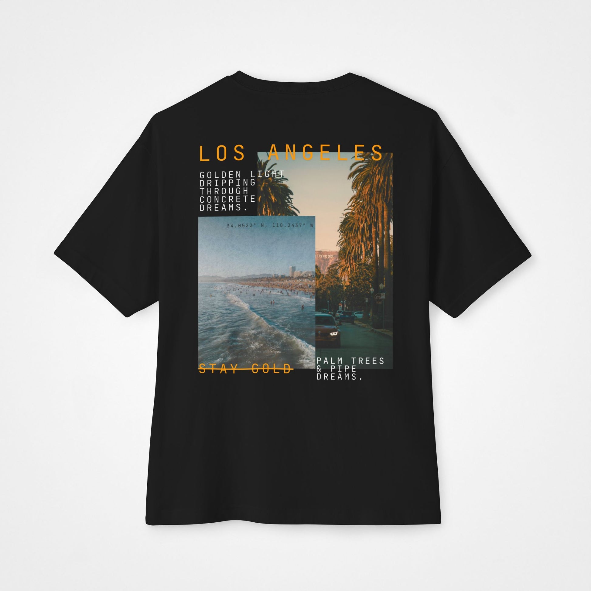 Stay Gold – Los Angeles Oversized Boxy T-Shirt Moodwear