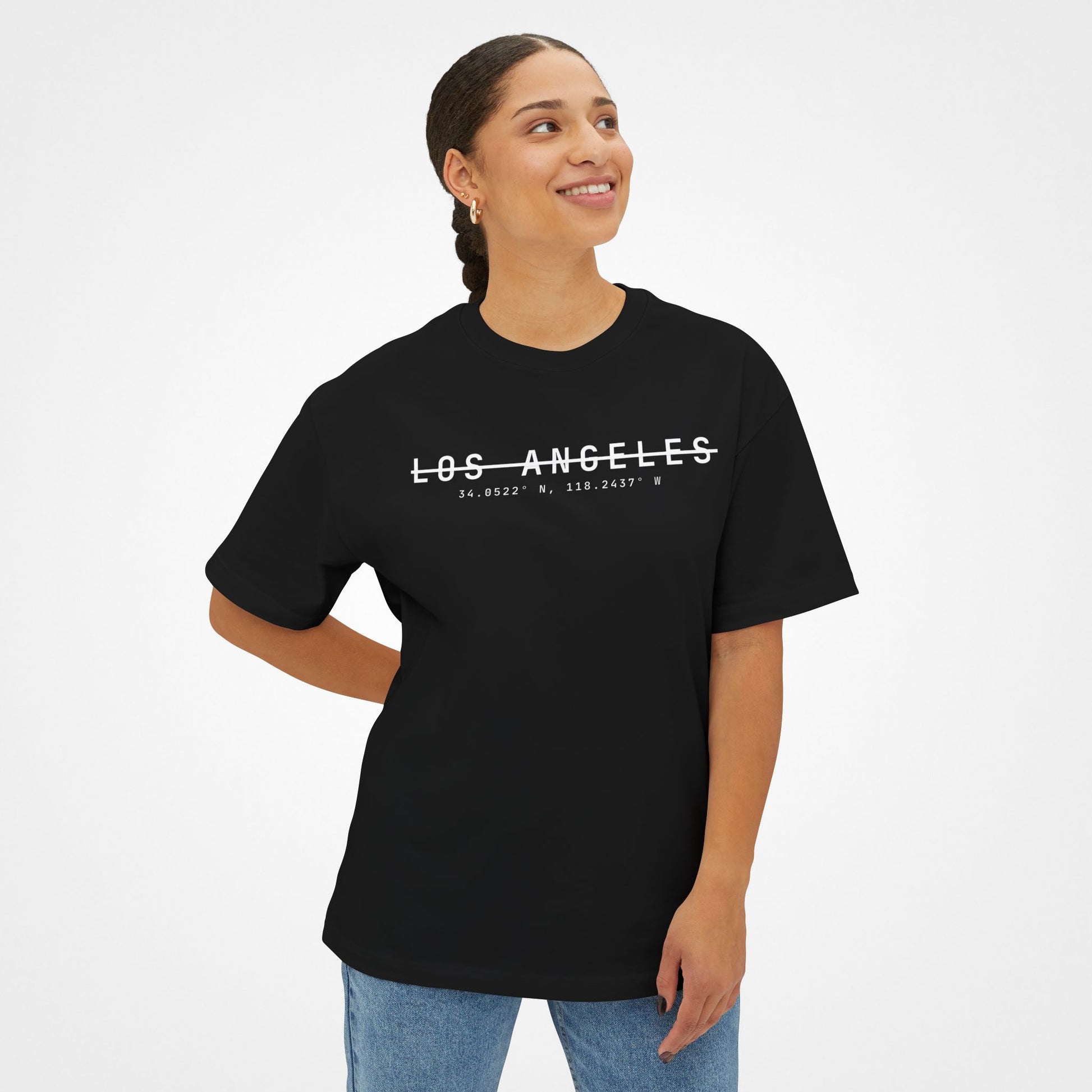 Stay Gold – Los Angeles Oversized Boxy T-Shirt Moodwear