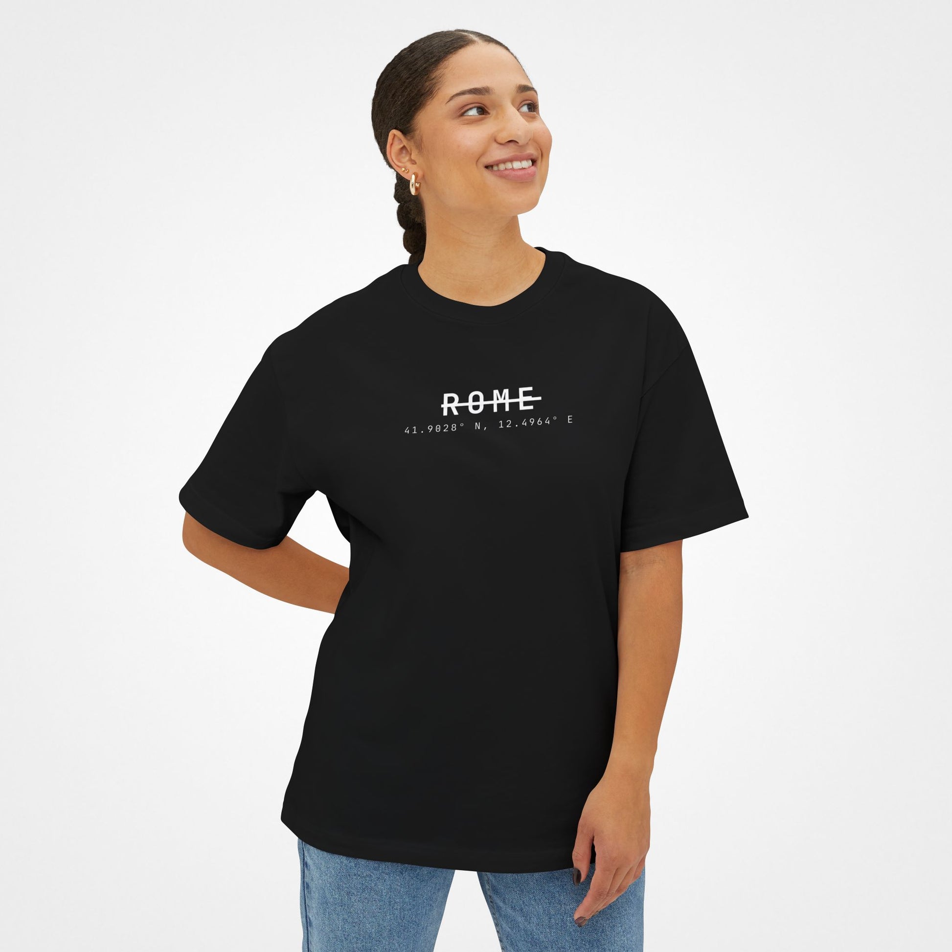 Built on Drama – Rome Oversized Boxy T-Shirt Moodwear